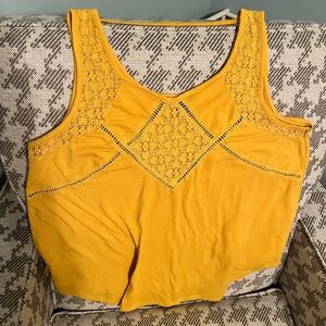 Yellow Eddie Bauer tank top